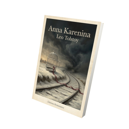 Livre Anna Karenina – Leo Tolstoy - Vue 3D - Editions Remanence