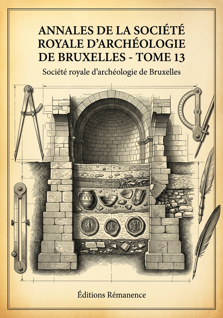 Livre Annales de la Société royale d'archéologie de Bruxelles - Tome 13 par Société royale d’archéologie de Bruxelles - Couverture - Editions Remanence