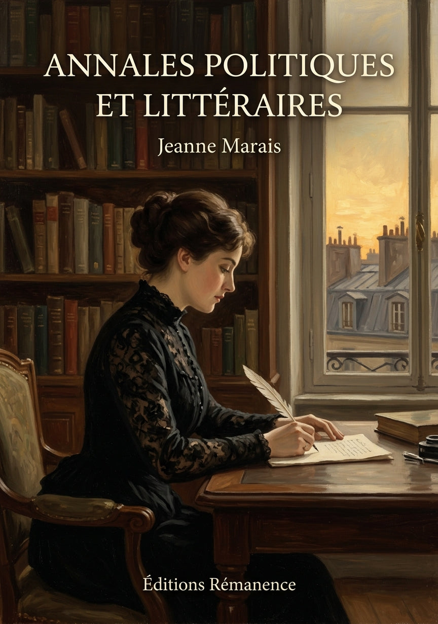 Livre Annales politiques et littéraires par Jeanne Marais - Couverture - Editions Remanence