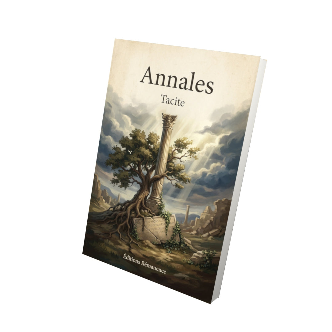 Livre Annales – Tacite - Vue 3D - Editions Remanence
