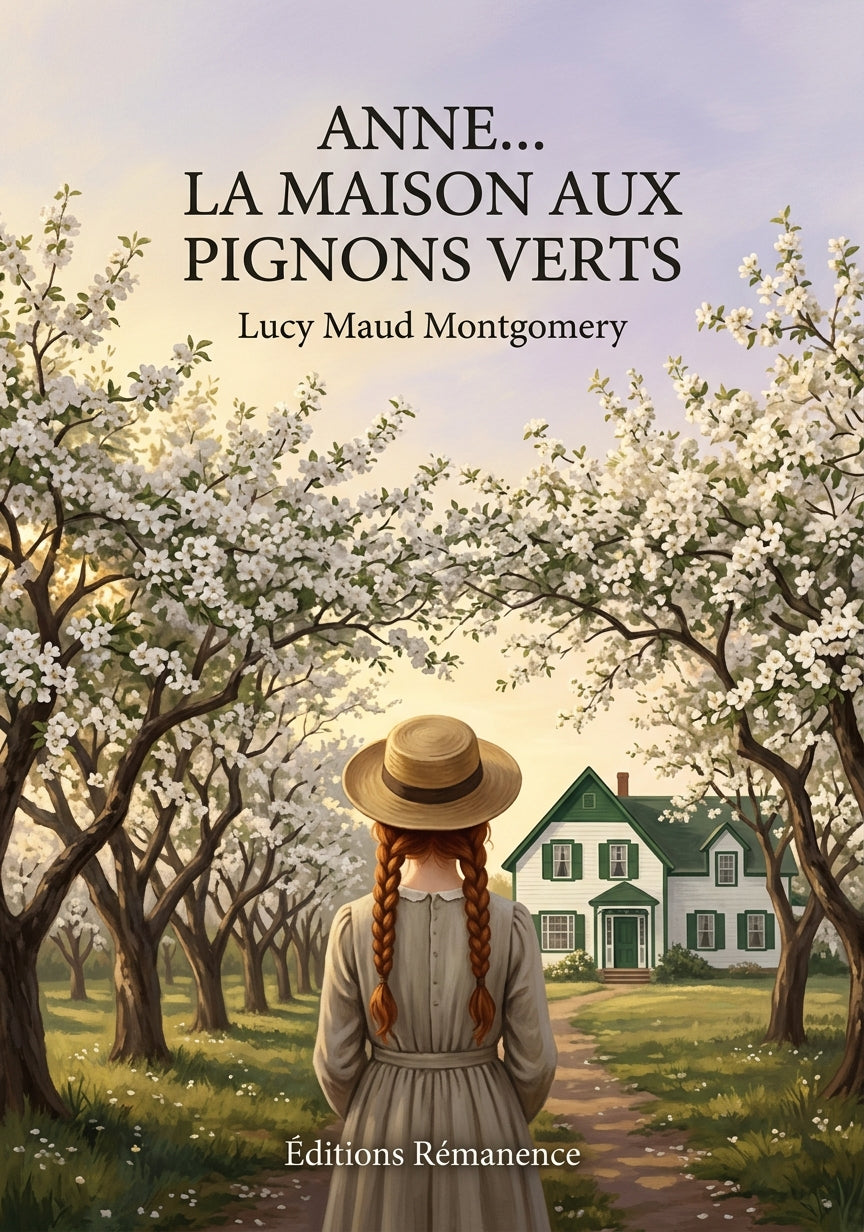 Livre Anne… la maison aux pignons verts par Lucy Maud Montgomery - Couverture - Editions Remanence