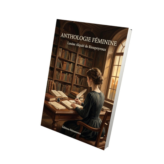 Livre Anthologie féminine par Louise Alquié de Rieupeyroux - Vue 3D - Editions Remanence