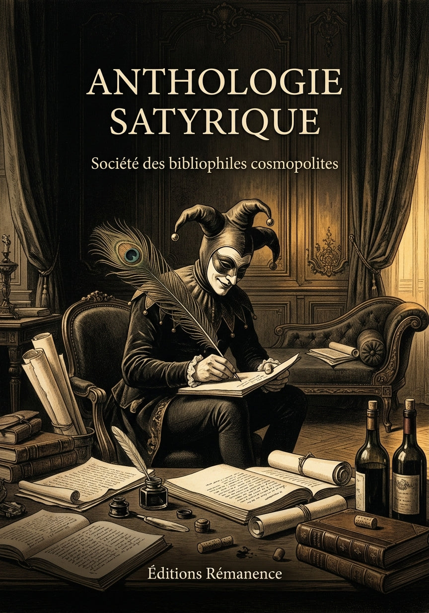 Livre Anthologie satyrique par Société des bibliophiles cosmopolites - Couverture - Editions Remanence