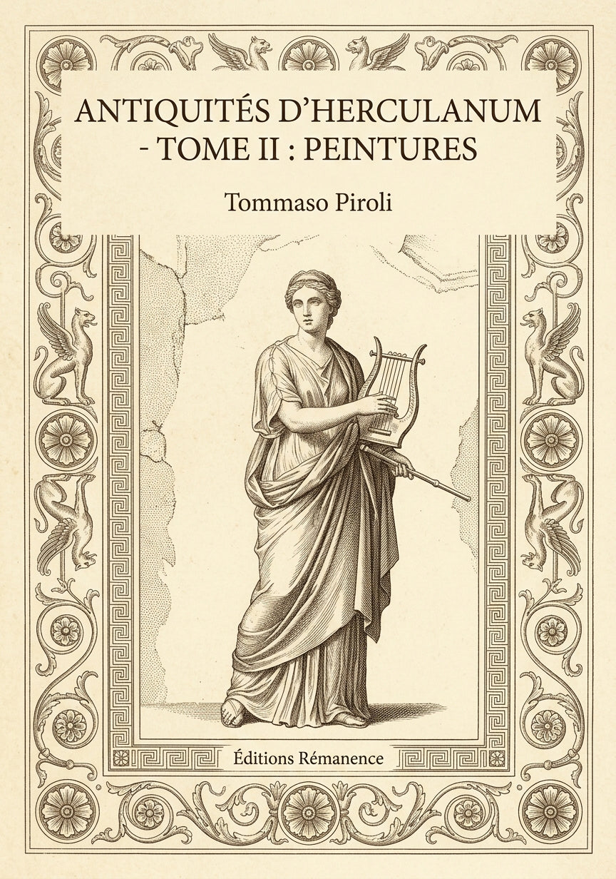 Antiquités d'Herculanum - Tome II : Peintures - Tommaso Piroli (Couverture)