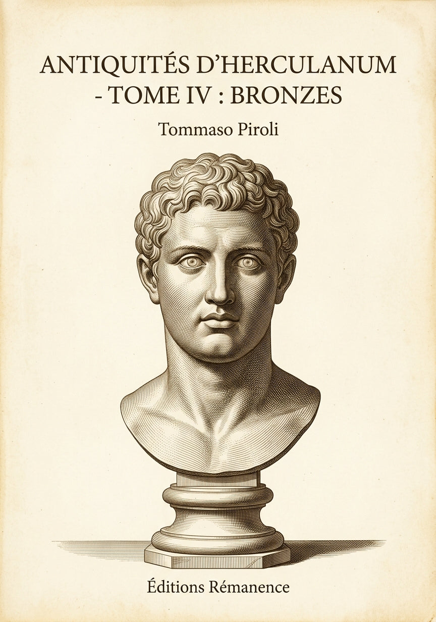 Antiquités d'Herculanum - Tome IV : Bronzes - Tommaso Piroli (Couverture)