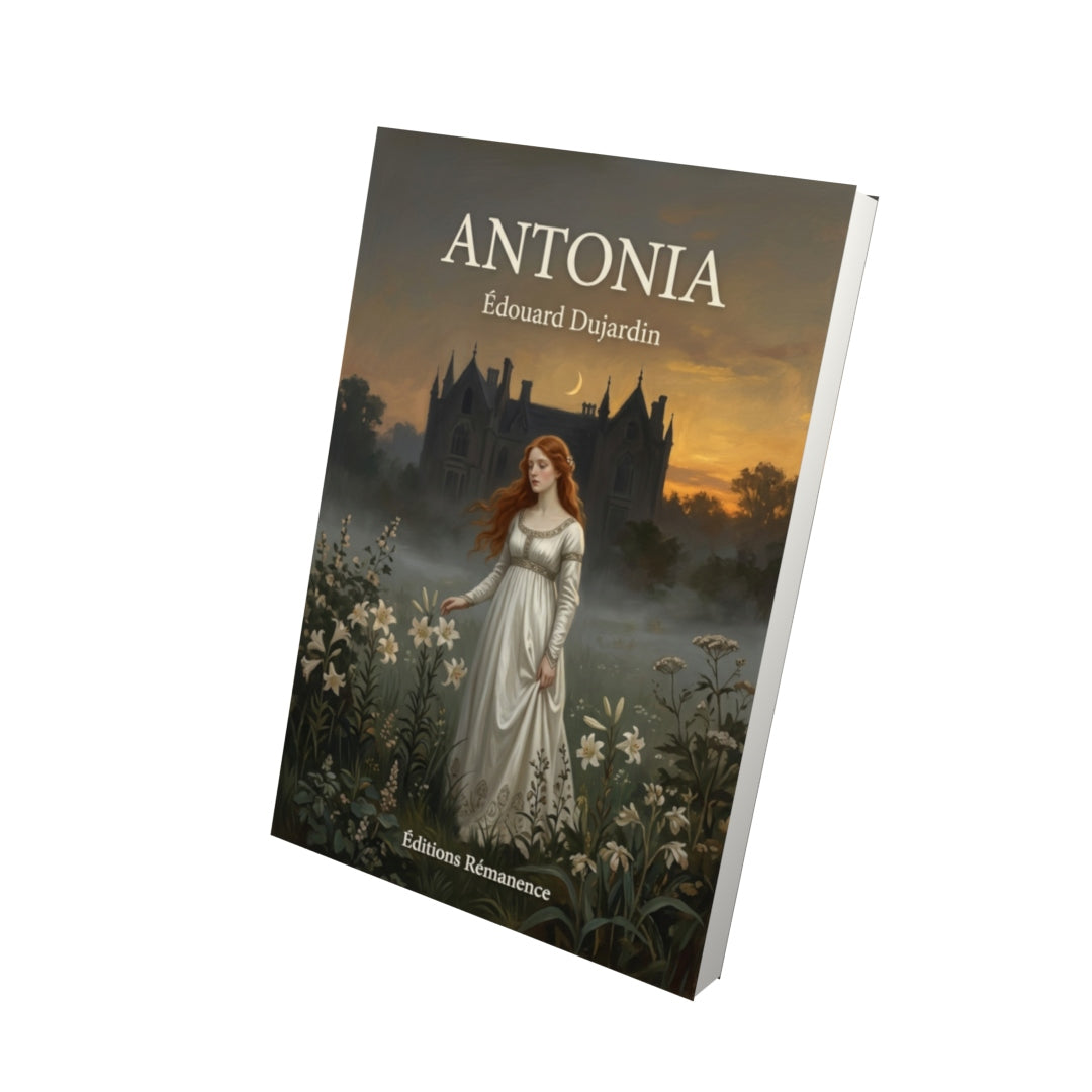 Livre Antonia par Édouard Dujardin - Vue 3D - Editions Remanence