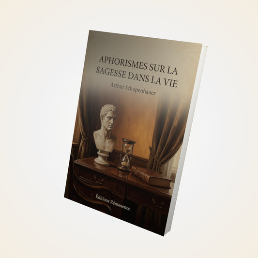 Livre Aphorismes sur la sagesse dans la vie - Arthur Schopenhauer - Couverture 3D