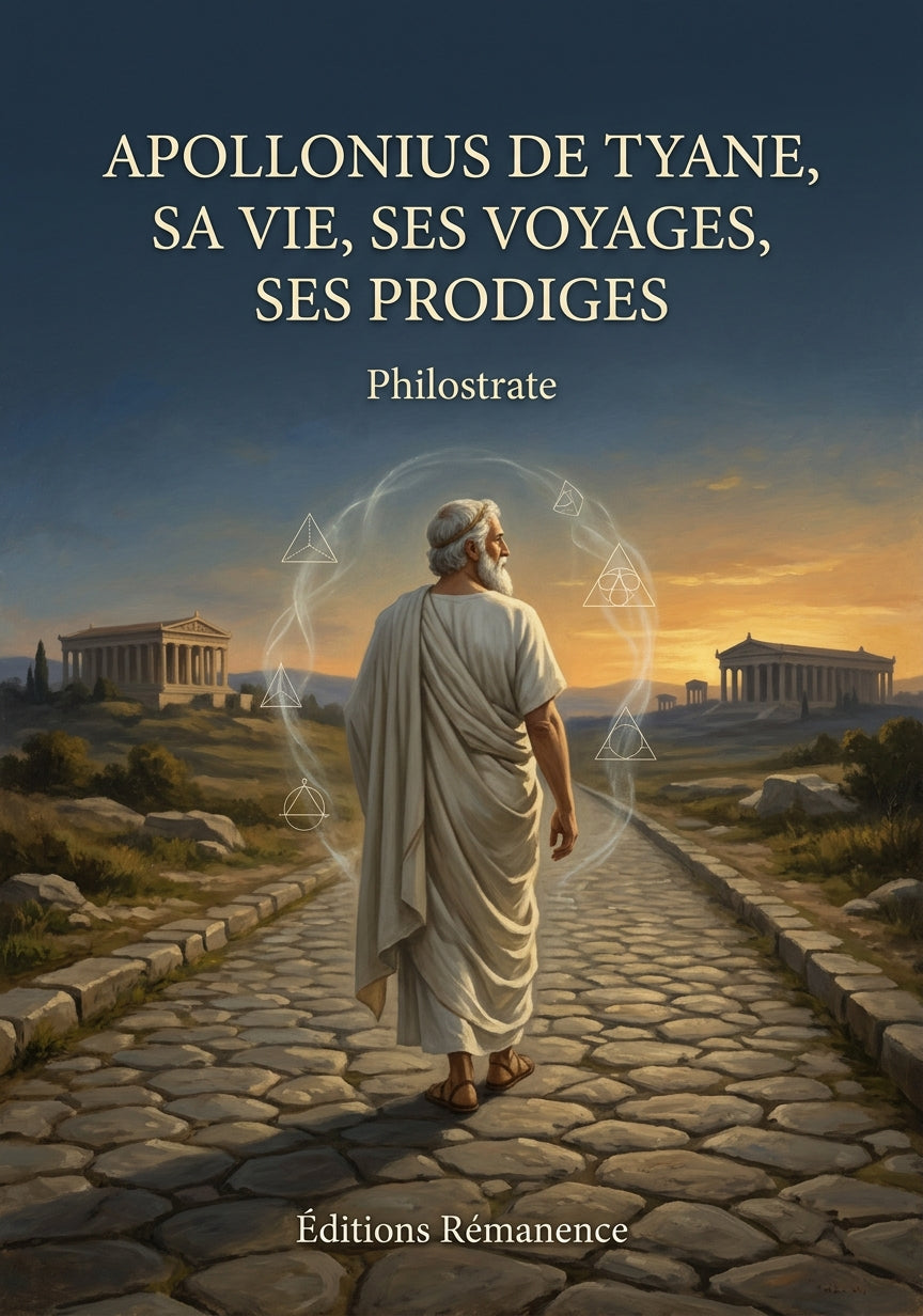 Livre Apollonius de Tyane, sa vie, ses voyages, ses prodiges par Philostrate - Couverture - Editions Remanence