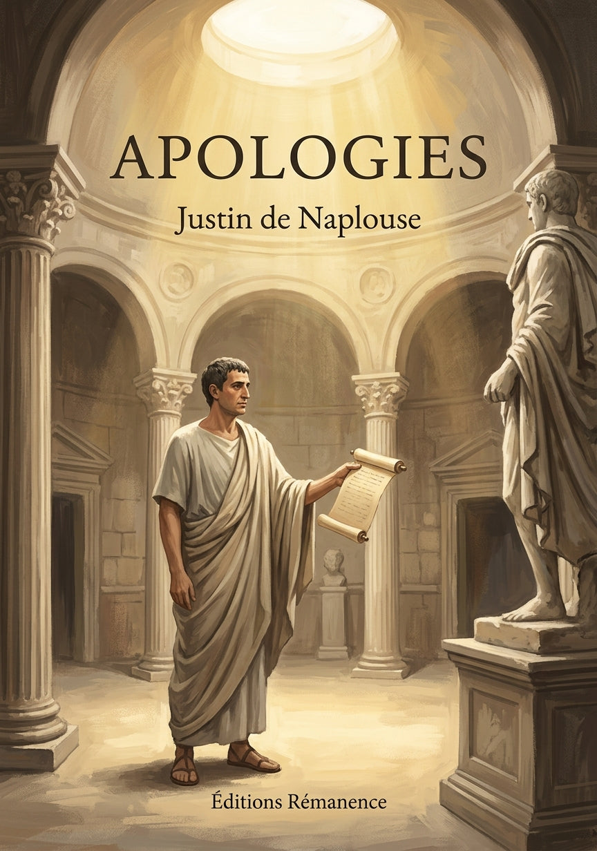 Livre Apologies par Justin de Naplouse - Couverture - Editions Remanence