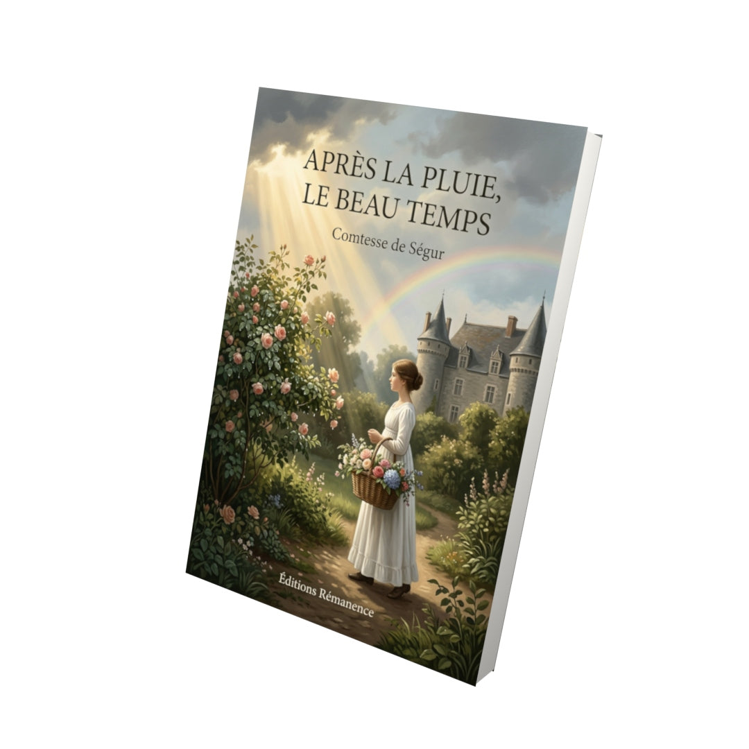 Livre Après la pluie, le beau temps par Comtesse de Ségur - Vue 3D - Editions Remanence