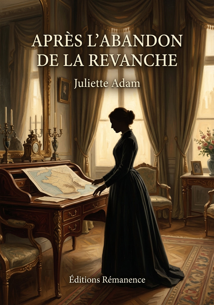 Livre Après l’abandon de la revanche par Juliette Adam - Couverture - Editions Remanence
