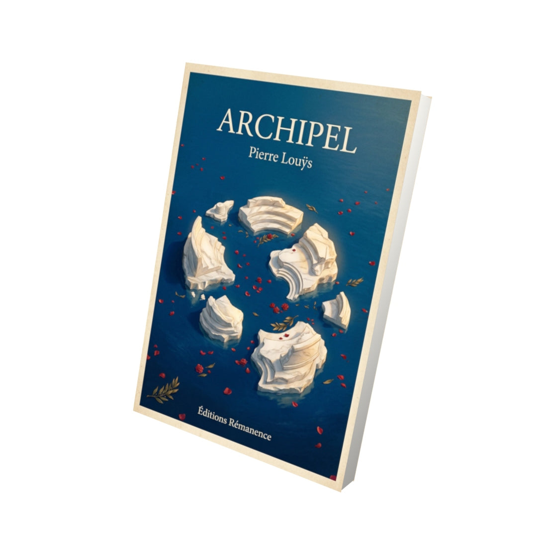 Livre Archipel - Pierre Louÿs - Vue 3D - Editions Remanence