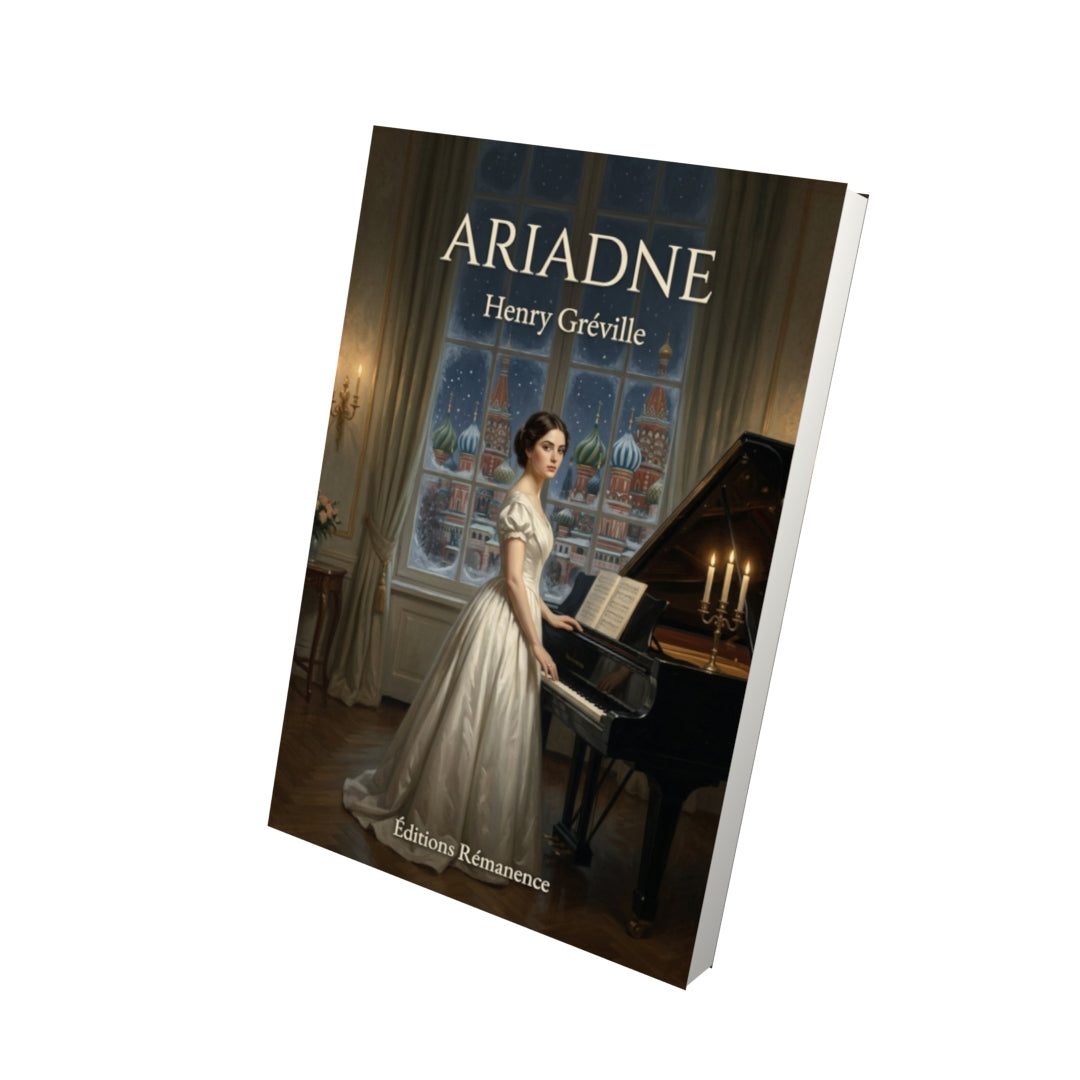 Livre Ariadne - Henry Gréville - Vue 3D - Editions Remanence
