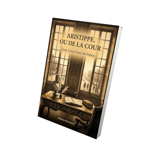 Livre Aristippe, ou De la Cour par Jean-Louis Guez de Balzac - Vue 3D - Editions Remanence