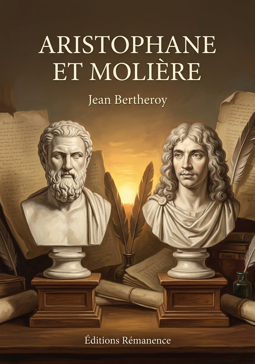 Livre Aristophane et Molière par Jean Bertheroy - Couverture - Editions Remanence