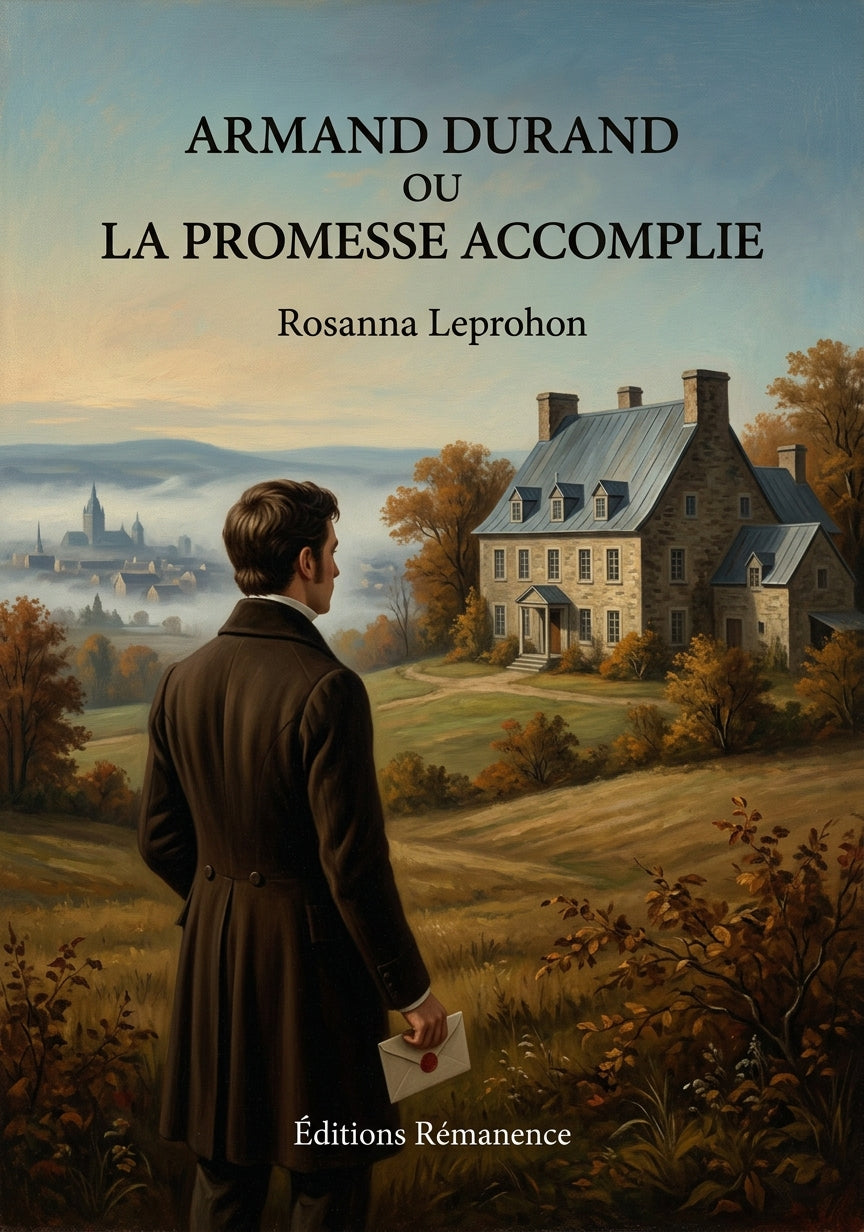 Livre Armand Durand ou la promesse accomplie par Rosanna Leprohon - Couverture - Editions Remanence