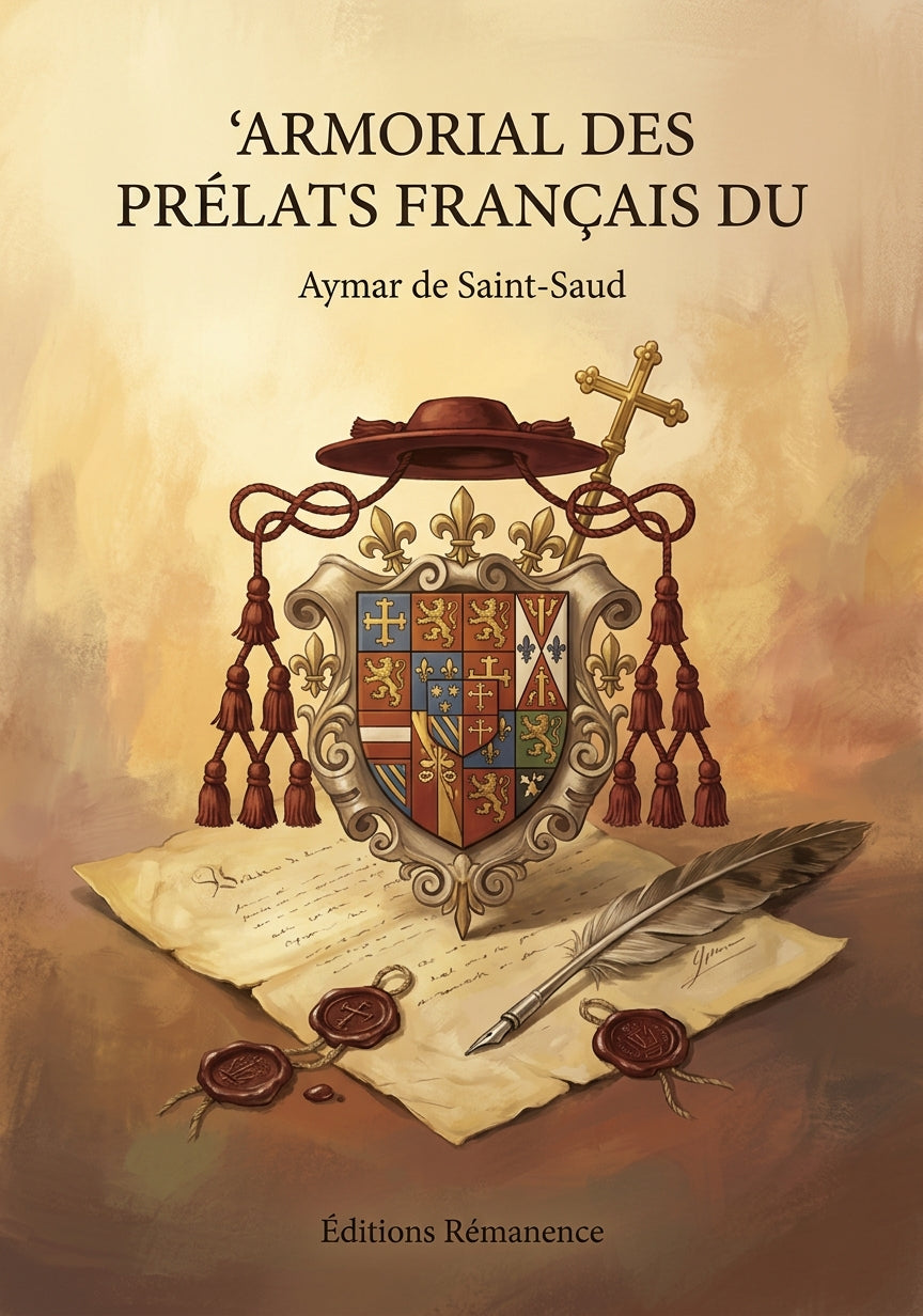 Livre Armorial des prélats français du par Aymar de Saint-Saud - Couverture - Editions Remanence