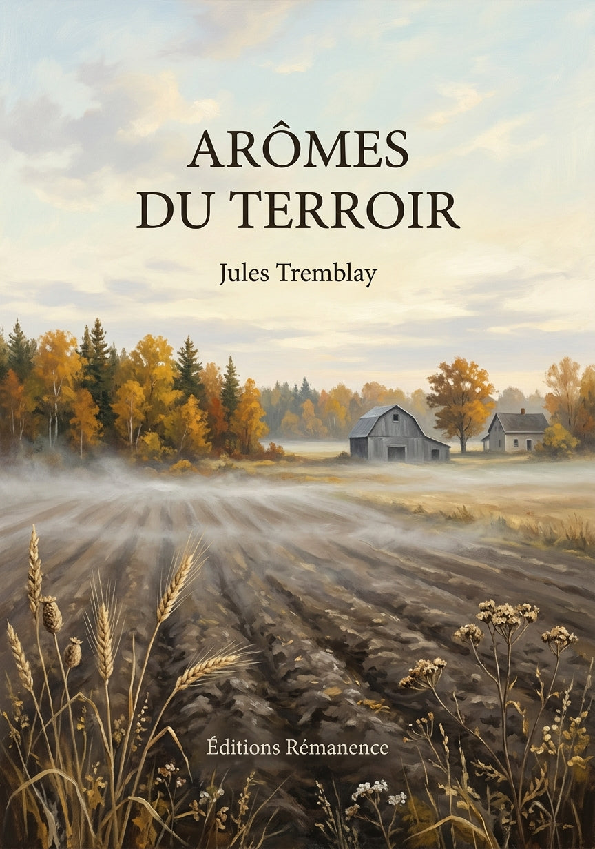 Livre Arômes du terroir par Jules Tremblay - Couverture - Editions Remanence