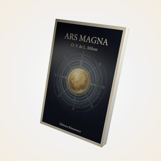 Livre Ars magna - O. V. de L. Milosz - Couverture 3D