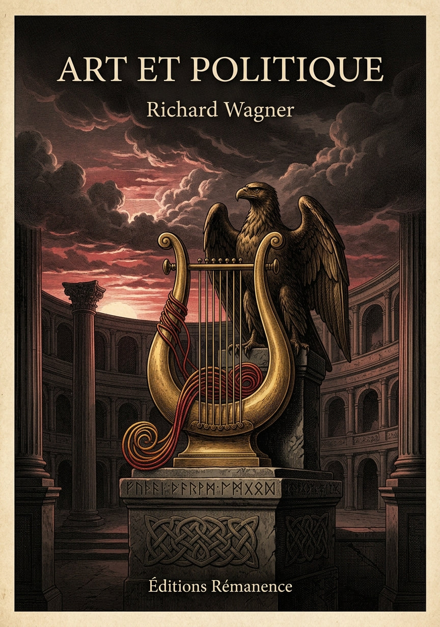 Livre Art et Politique par Richard Wagner - Couverture - Editions Remanence