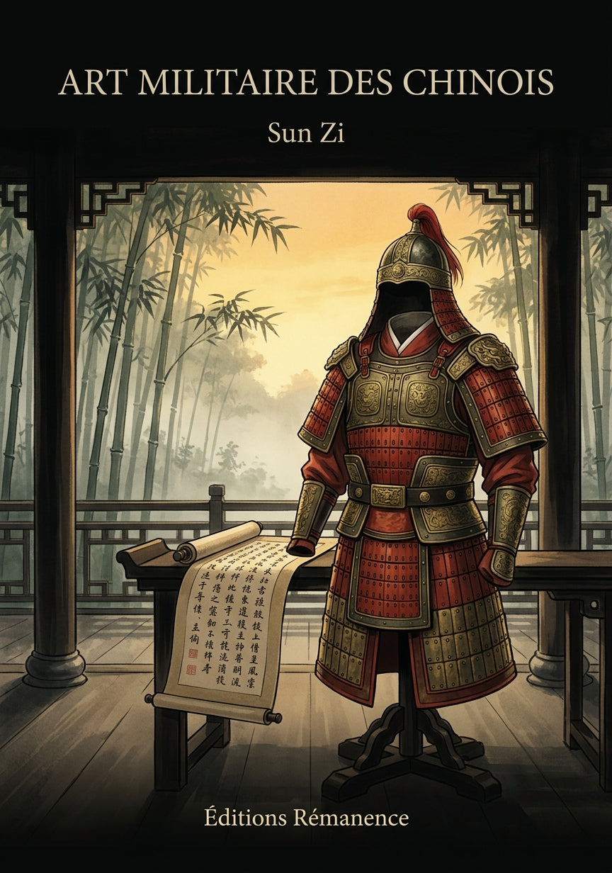Livre Art militaire des Chinois par Sun Zi - Couverture - Editions Remanence