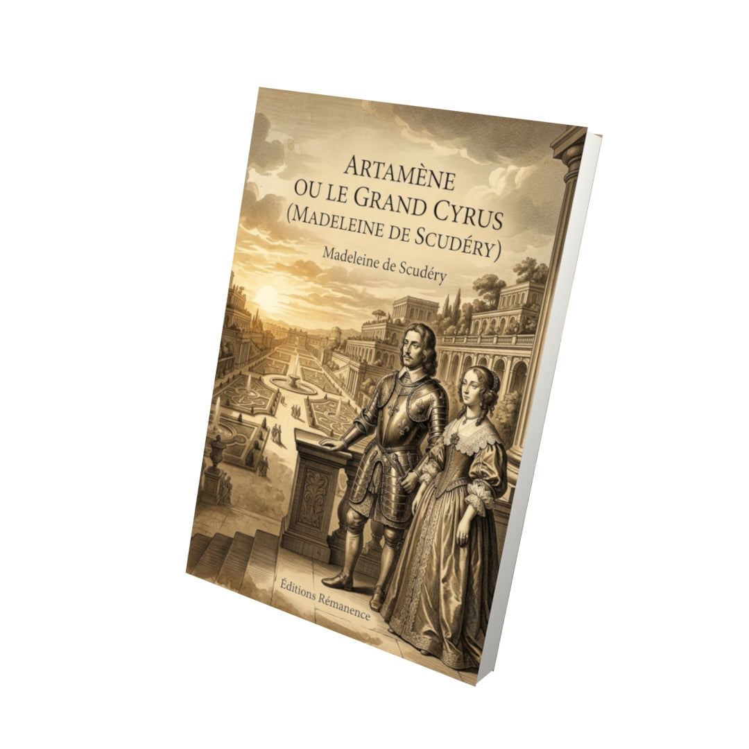 Livre Artamène ou le Grand Cyrus (Madeleine de Scudéry) par Madeleine de Scudéry - Vue 3D - Editions Remanence