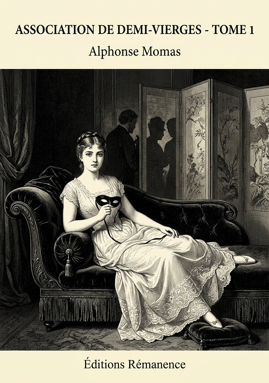 Livre Association de demi-vierges - Tome 1 par Alphonse Momas - Couverture - Editions Remanence
