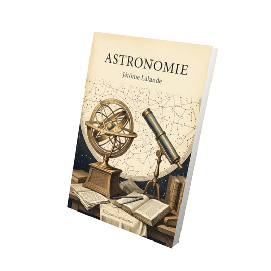 Livre Astronomie par Jérôme Lalande - Vue 3D - Editions Remanence