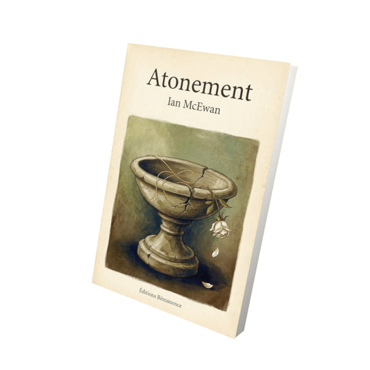 Livre Atonement – Ian McEwan - Vue 3D - Editions Remanence