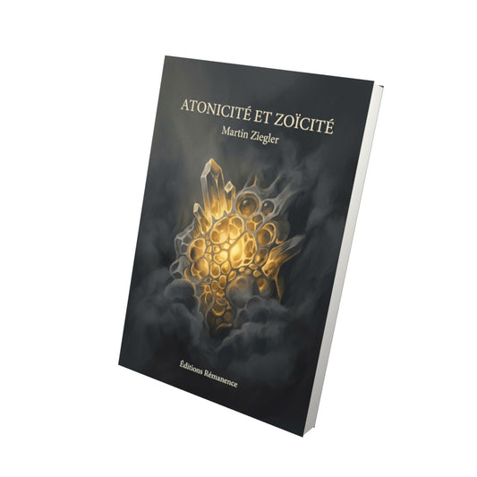 Livre Atonicité et zoïcité par Martin Ziegler - Vue 3D - Editions Remanence