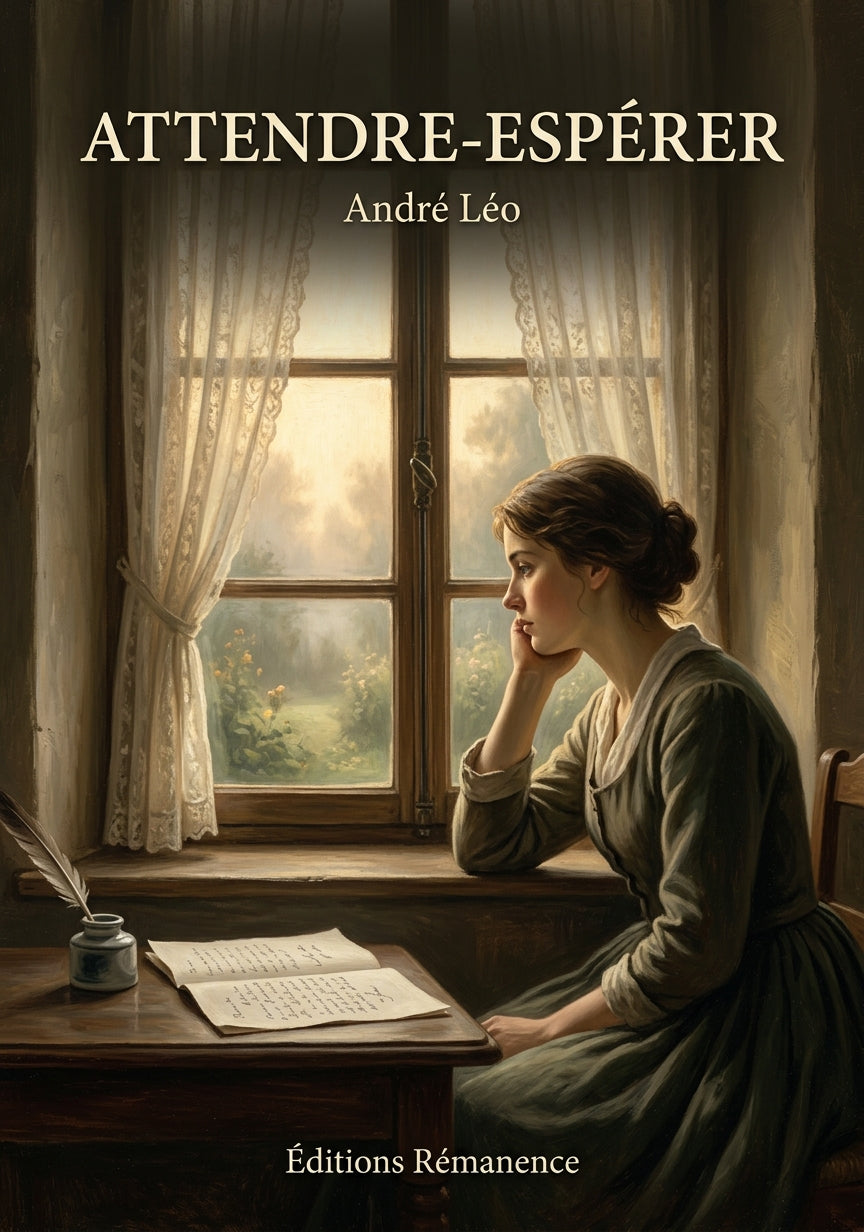 Livre Attendre-Espérer par André Léo - Couverture - Editions Remanence