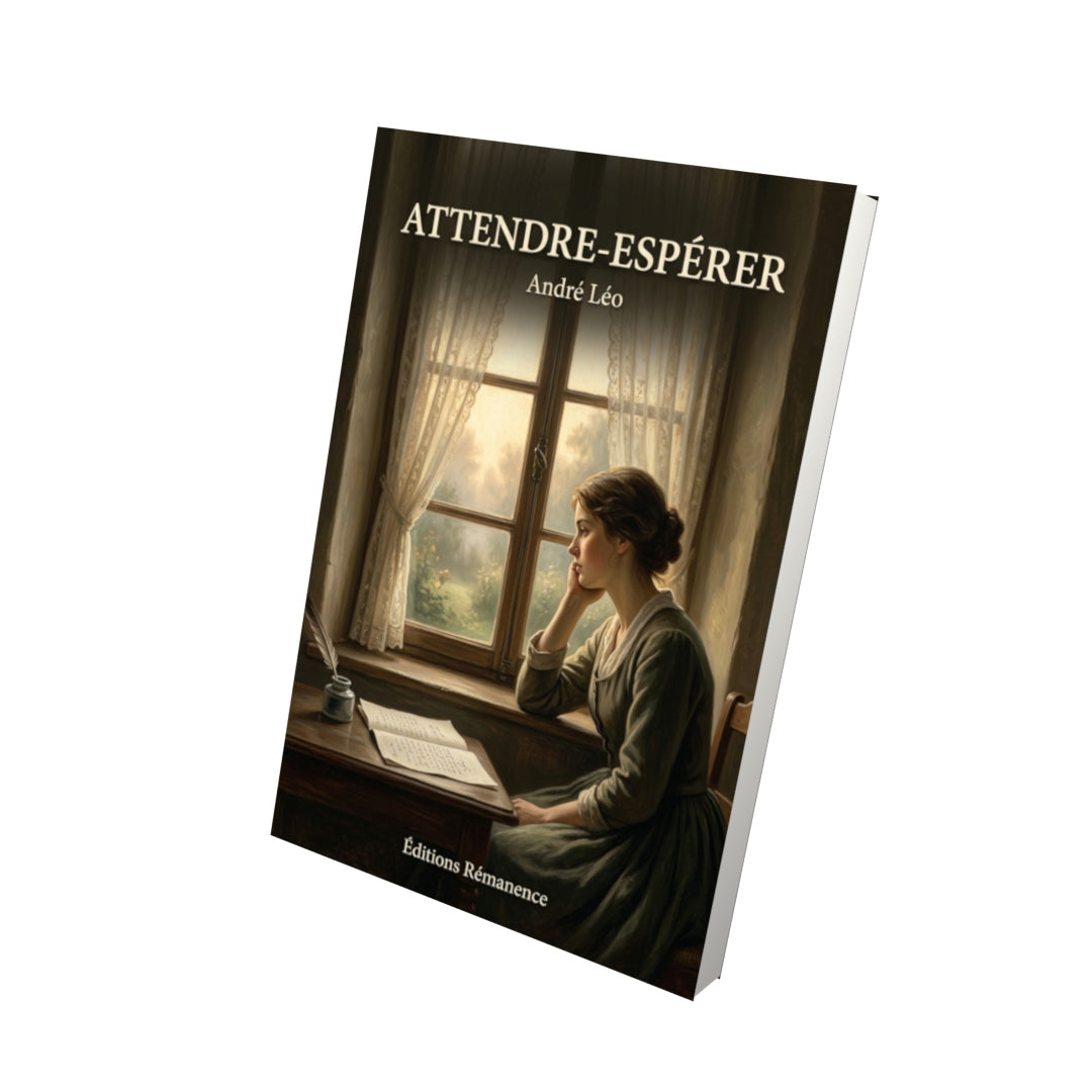 Livre Attendre-Espérer par André Léo - Vue 3D - Editions Remanence