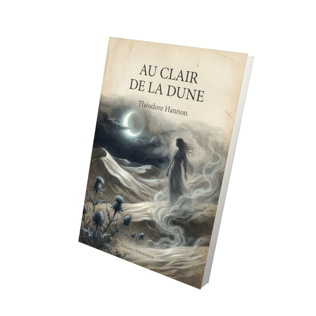 Livre Au clair de la dune - Théodore Hannon - Vue 3D - Editions Remanence