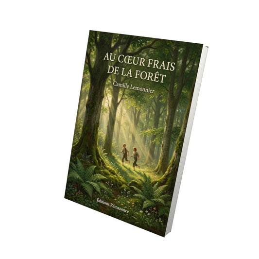 Livre Au Coeur Frais de la Forêt - Camille Lemonnier - Vue 3D - Editions Remanence