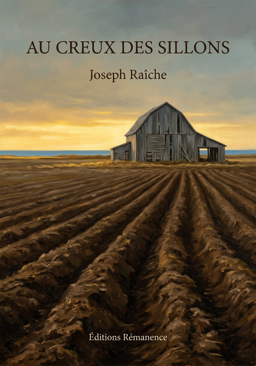 Livre Au creux des sillons par Joseph Raîche - Couverture - Editions Remanence