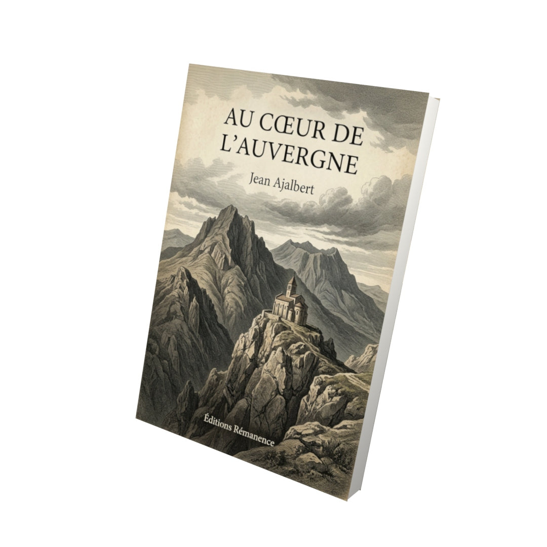 Livre Au cœur de l'Auvergne - Jean Ajalbert - Vue 3D - Editions Remanence