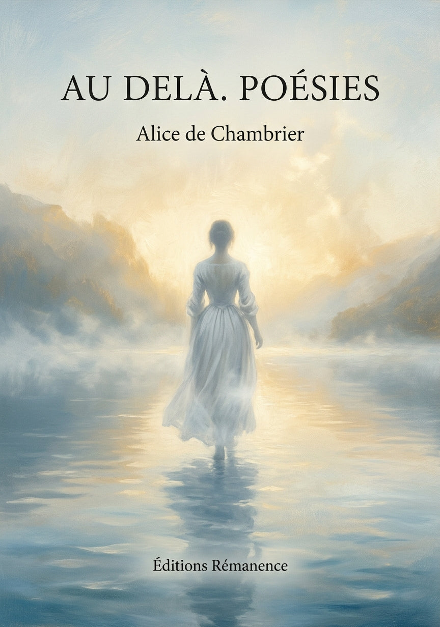 Livre Au delà. Poésies par Alice de Chambrier - Couverture - Editions Remanence