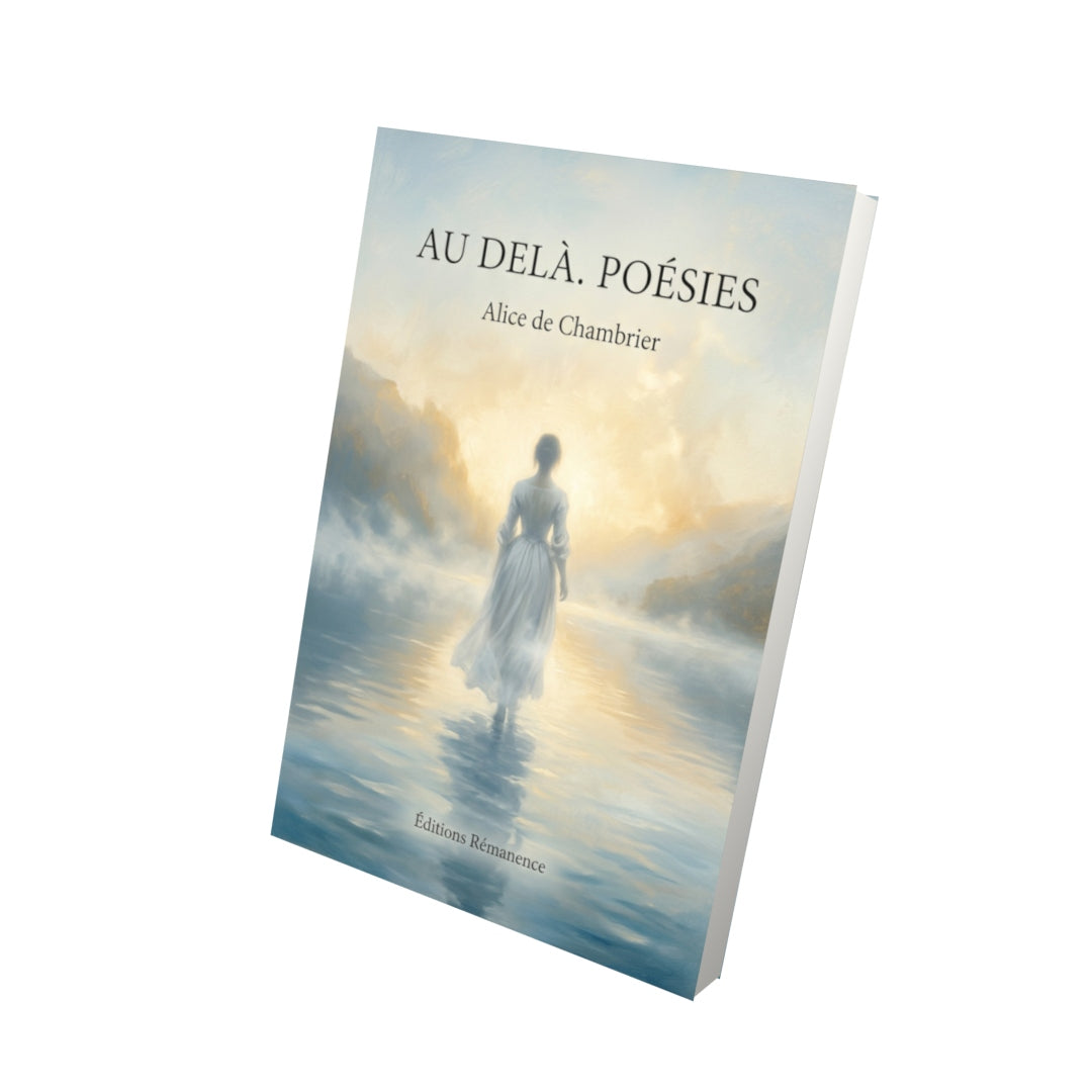 Livre Au delà. Poésies par Alice de Chambrier - Vue 3D - Editions Remanence