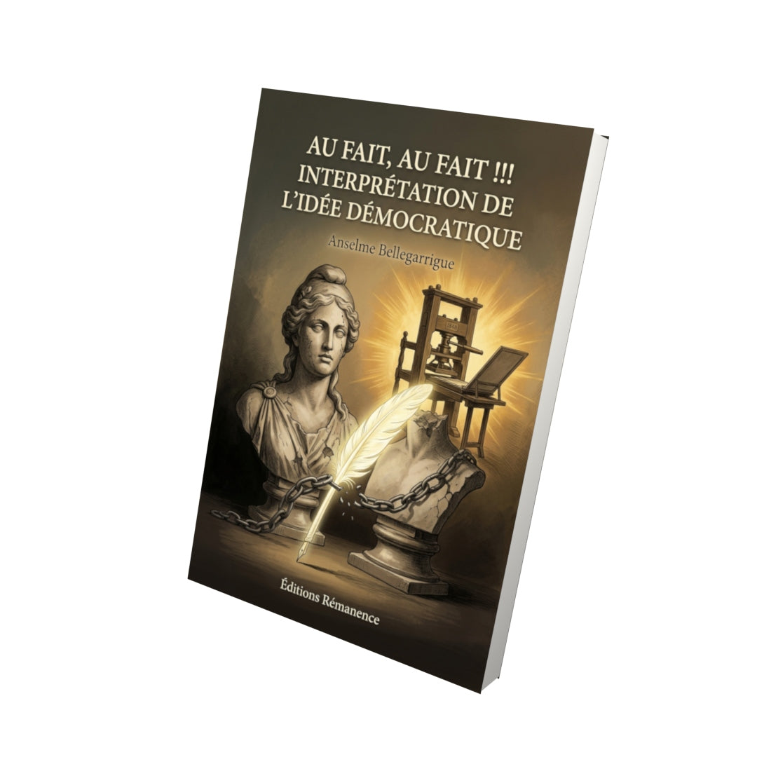 Livre Au fait, au fait !!! Interprétation de l’idée démocratique par Anselme Bellegarrigue - Vue 3D - Editions Remanence