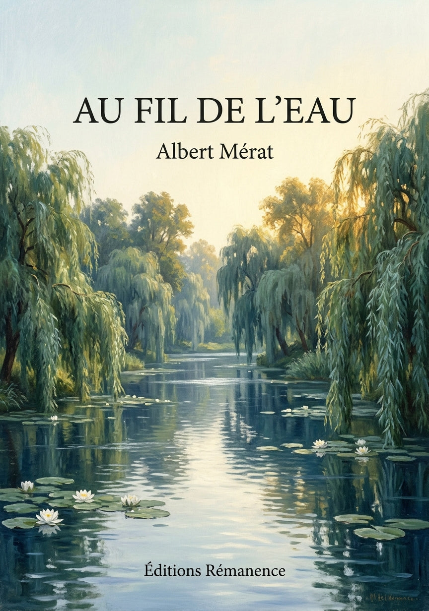 Livre Au fil de l’eau par Albert Mérat - Couverture - Editions Remanence