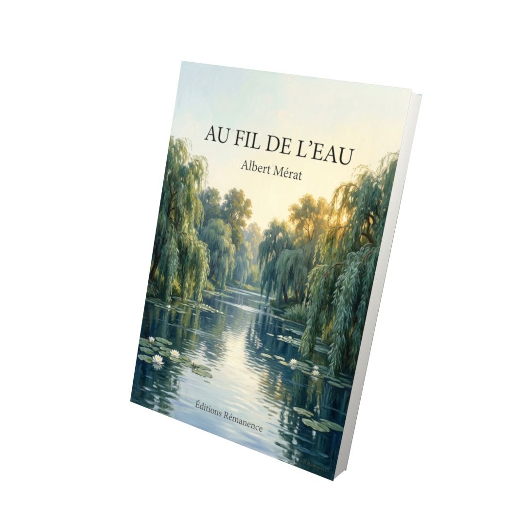 Livre Au fil de l’eau par Albert Mérat - Vue 3D - Editions Remanence