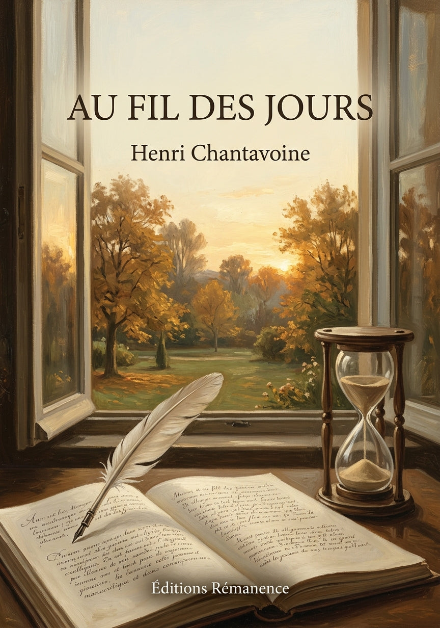 Livre Au fil des jours par Henri Chantavoine - Couverture - Editions Remanence