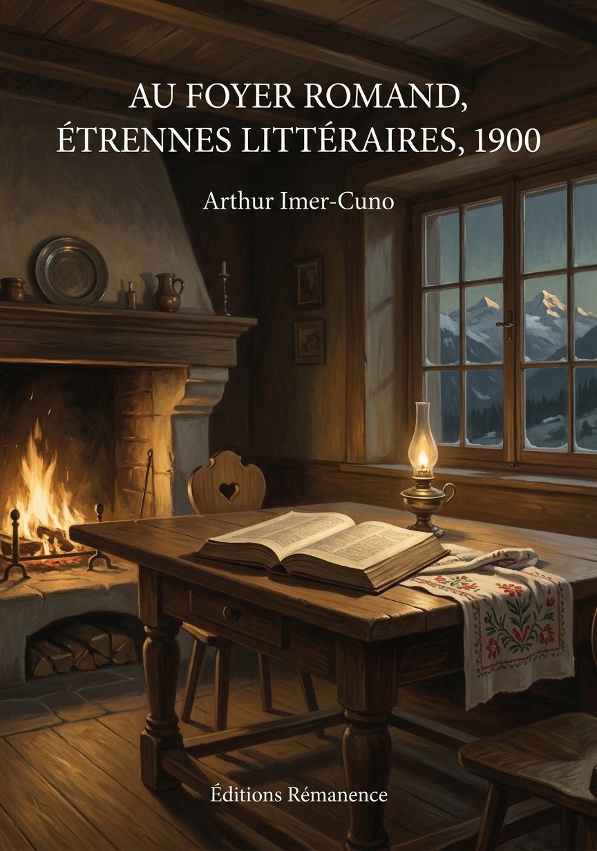 Livre Au foyer romand, étrennes littéraires, 1900 par Arthur Imer-Cuno - Couverture - Editions Remanence