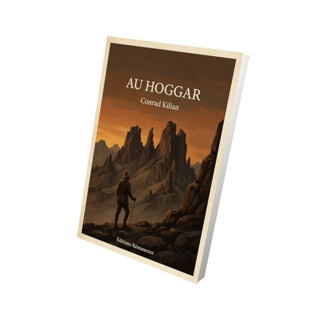 Livre Au Hoggar - Conrad Kilian - Vue 3D - Editions Remanence