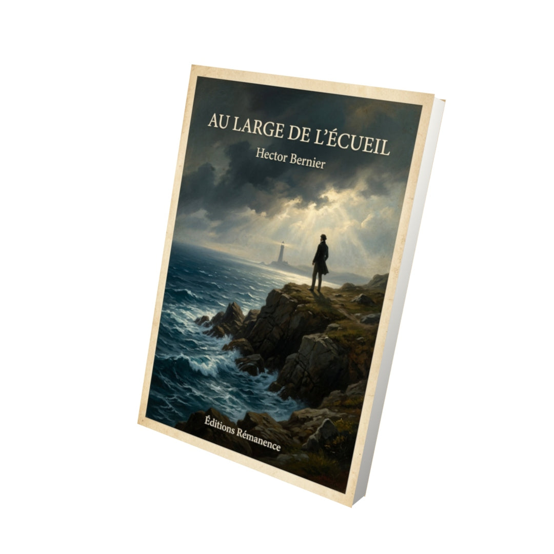 Livre Au large de l'écueil - Hector Bernier - Vue 3D - Editions Remanence