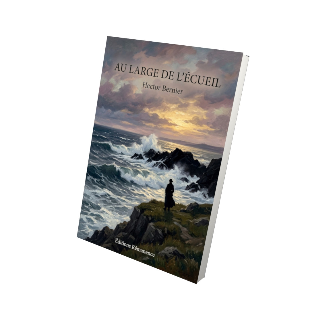 Livre Au large de l’écueil par Hector Bernier - Vue 3D - Editions Remanence