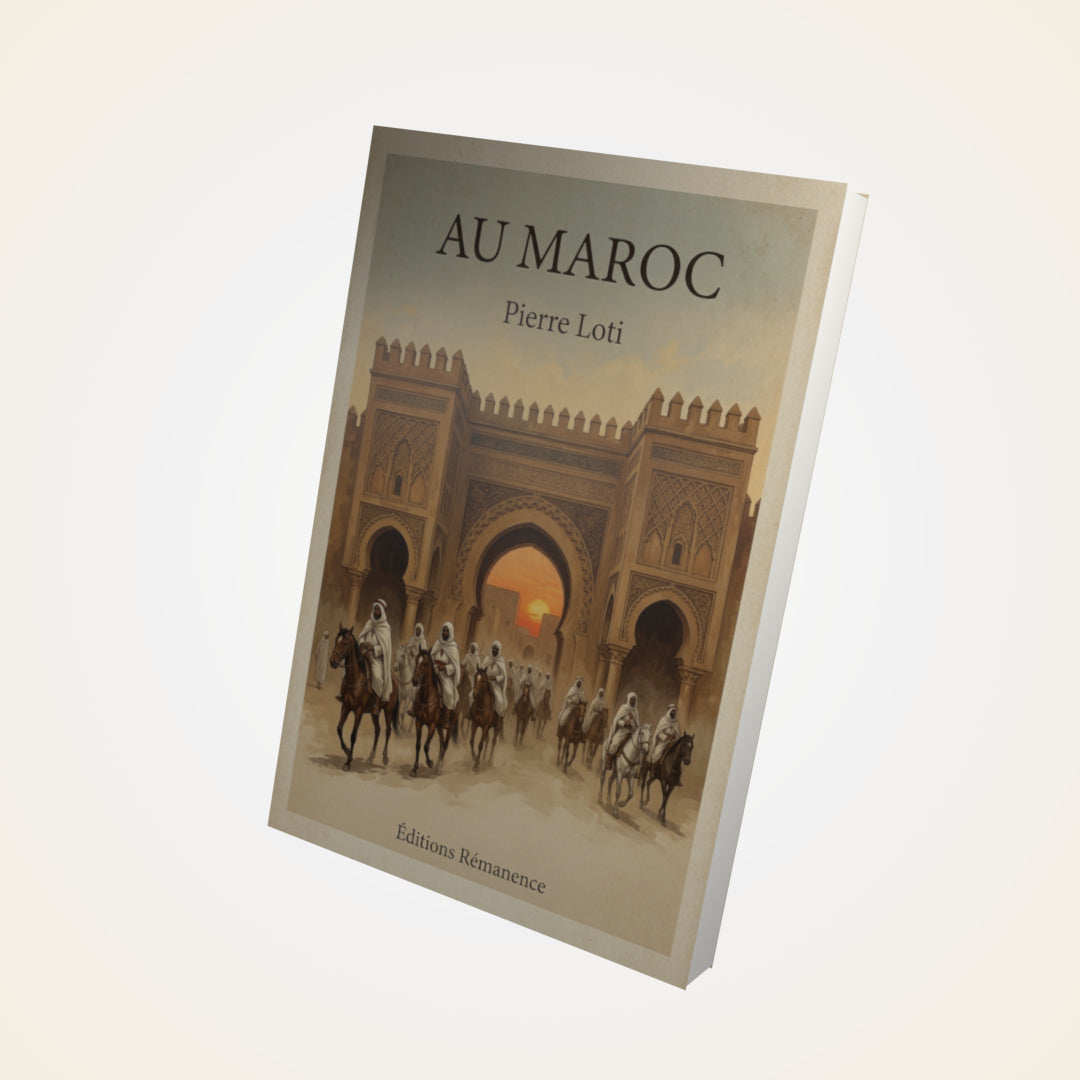 Livre Au Maroc - Pierre Loti - Couverture 3D