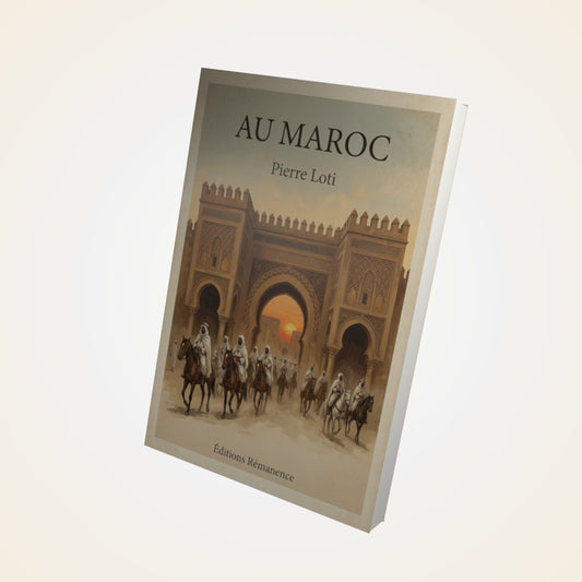 Livre Au Maroc - Pierre Loti - Couverture 3D