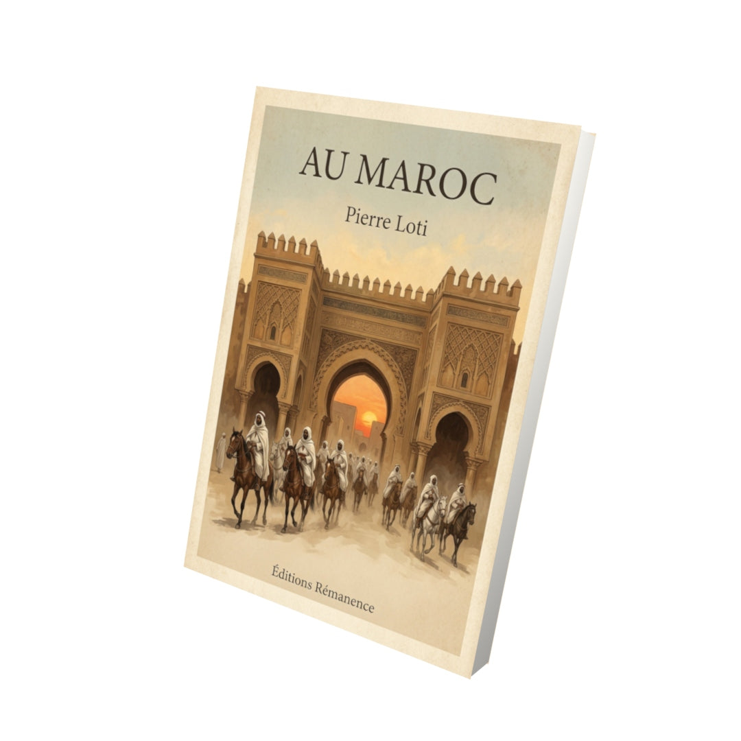 Livre Au Maroc - Pierre Loti - Vue 3D - Editions Remanence