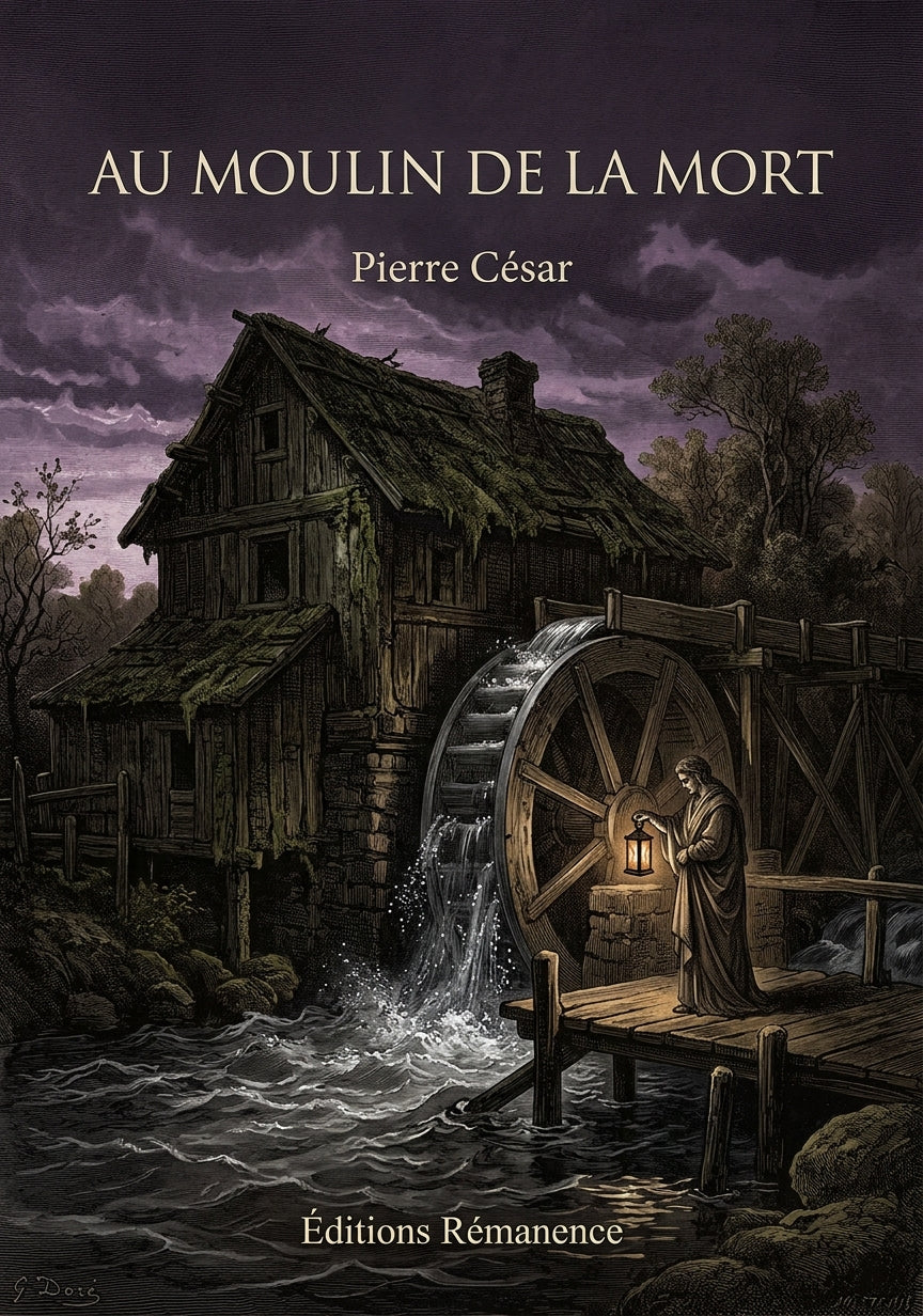 Livre Au moulin de la mort par Pierre César - Couverture - Editions Remanence
